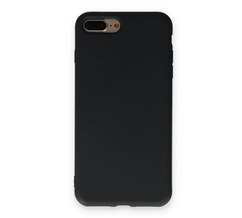iPhone 7 Plus Kılıf Nano içi Kadife Silikon - Siyah iPhone 7 Plus Kılıf Nano içi Kadife Silikon - Siyah
