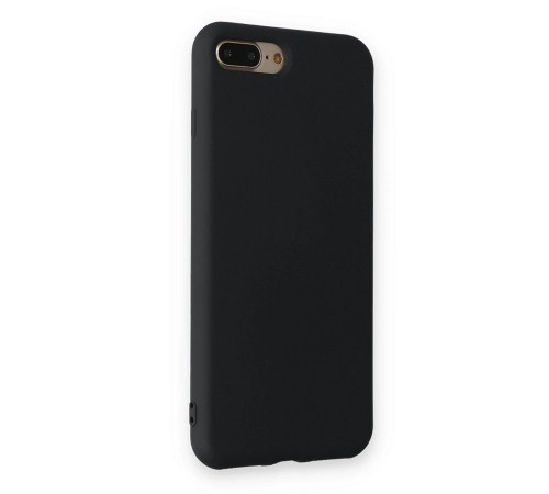 iPhone 7 Plus Kılıf Nano içi Kadife Silikon - Siyah iPhone 7 Plus Kılıf Nano içi Kadife Silikon - Siyah