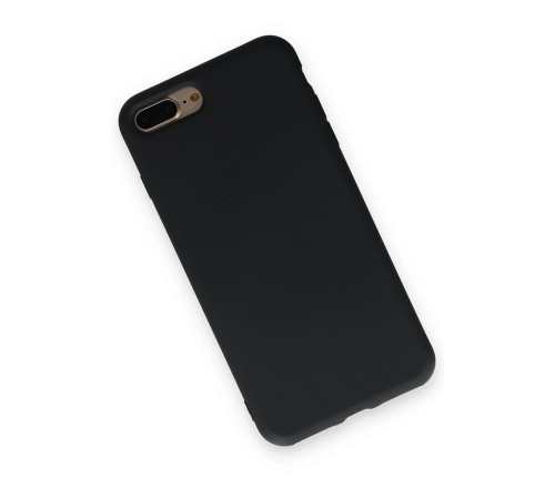iPhone 7 Plus Kılıf Nano içi Kadife Silikon - Siyah iPhone 7 Plus Kılıf Nano içi Kadife Silikon - Siyah