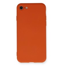 iPhone 7 Kılıf Nano içi Kadife Silikon - Kırmızı