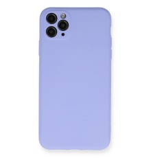 iPhone 11 Pro Max Kılıf Nano içi Kadife Silikon - Lila