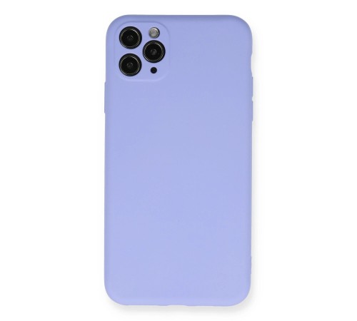 iPhone 11 Pro Max Kılıf Nano içi Kadife Silikon - Lila iPhone 11 Pro Max Kılıf Nano içi Kadife Silikon - Lila