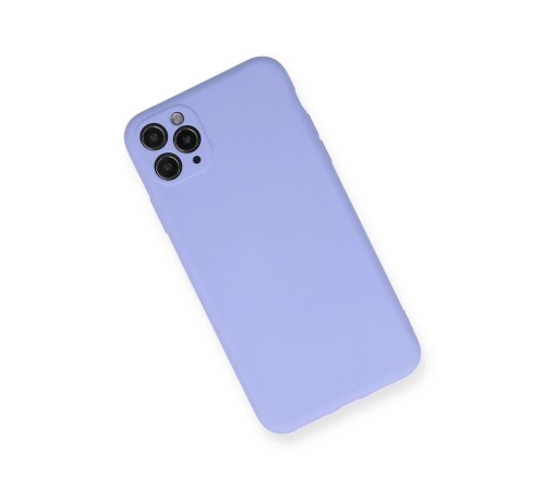 iPhone 11 Pro Max Kılıf Nano içi Kadife Silikon - Lila iPhone 11 Pro Max Kılıf Nano içi Kadife Silikon - Lila