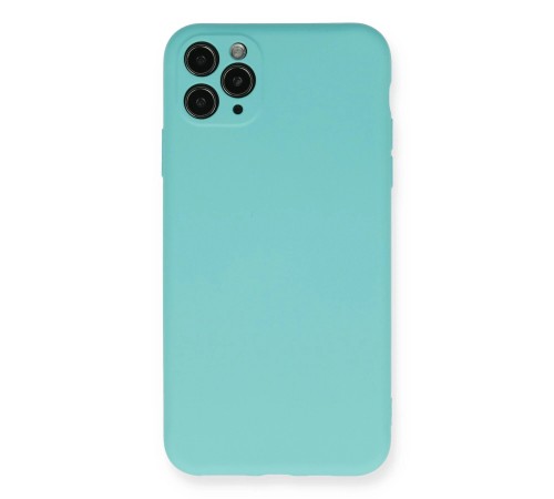 iPhone 11 Pro Max Kılıf Nano içi Kadife Silikon - Turkuaz iPhone 11 Pro Max Kılıf Nano içi Kadife Silikon - Turkuaz