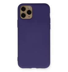 iPhone 11 Pro Max Kılıf Nano içi Kadife Silikon - Mor
