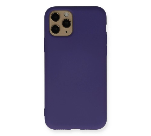 iPhone 11 Pro Max Kılıf Nano içi Kadife Silikon - Mor iPhone 11 Pro Max Kılıf Nano içi Kadife Silikon - Mor