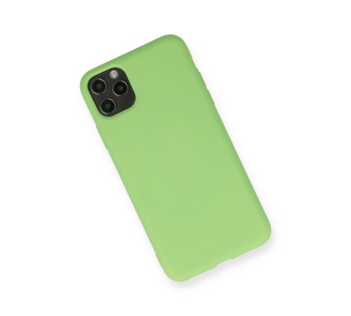 iPhone 11 Pro Max Kılıf Nano içi Kadife Silikon - Yeşil iPhone 11 Pro Max Kılıf Nano içi Kadife Silikon - Yeşil