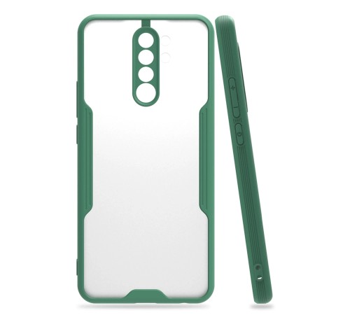 Xiaomi Redmi 9 Kılıf Platin Silikon - Yeşil Xiaomi Redmi 9 Kılıf Platin Silikon - Yeşil
