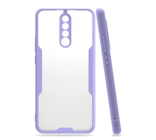 Xiaomi Redmi 9 Kılıf Platin Silikon - Lila Xiaomi Redmi 9 Kılıf Platin Silikon - Lila