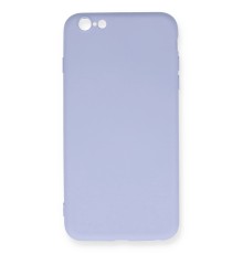 iPhone 6 Plus Kılıf Nano içi Kadife Silikon - Lila