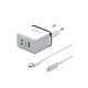 Konfulon C32D 20W PD Şarj Cihazı + DC13 1M 20W Type-C to Lightning Kablolu Şarj Cihazı iphone Uyumlu