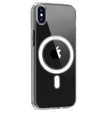 iPhone X Kılıf Magneticsafe Şeffaf Silikon - Şeffaf