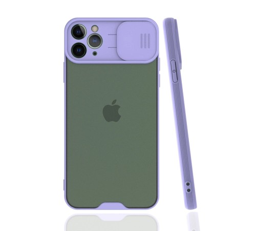 iPhone 11 Pro Kılıf Platin Kamera Koruma Silikon - Lila iPhone 11 Pro Kılıf Platin Kamera Koruma Silikon - Lila