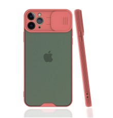 iPhone 11 Pro Kılıf Platin Kamera Koruma Silikon - Pembe