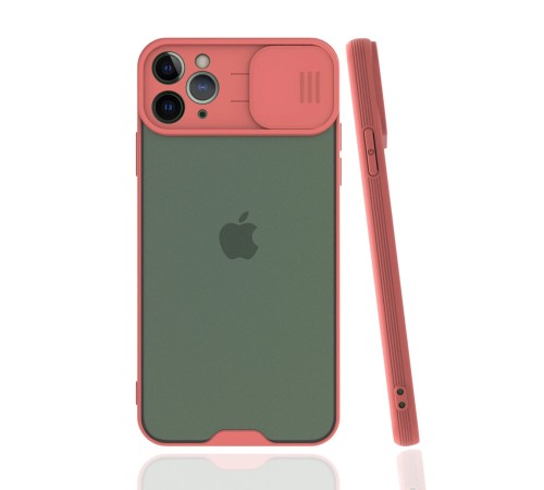 iPhone 11 Pro Kılıf Platin Kamera Koruma Silikon - Pembe iPhone 11 Pro Kılıf Platin Kamera Koruma Silikon - Pembe