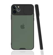 iPhone 11 Pro Kılıf Platin Kamera Koruma Silikon - Siyah
