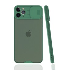 iPhone 11 Pro Kılıf Platin Kamera Koruma Silikon - Yeşil