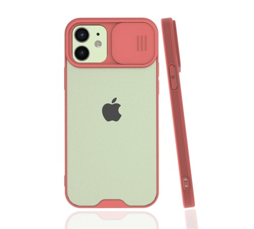 iPhone 12 Kılıf Platin Kamera Koruma Silikon - Pembe iPhone 12 Kılıf Platin Kamera Koruma Silikon - Pembe