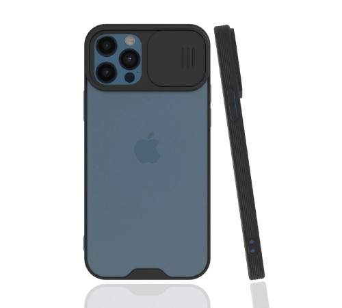 iPhone 12 Pro Max Kılıf Platin Kamera Koruma Silikon - Siyah iPhone 12 Pro Max Kılıf Platin Kamera Koruma Silikon - Siyah