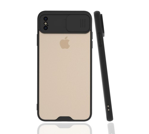 iPhone XS Max Kılıf Platin Kamera Koruma Silikon - Siyah iPhone XS Max Kılıf Platin Kamera Koruma Silikon - Siyah