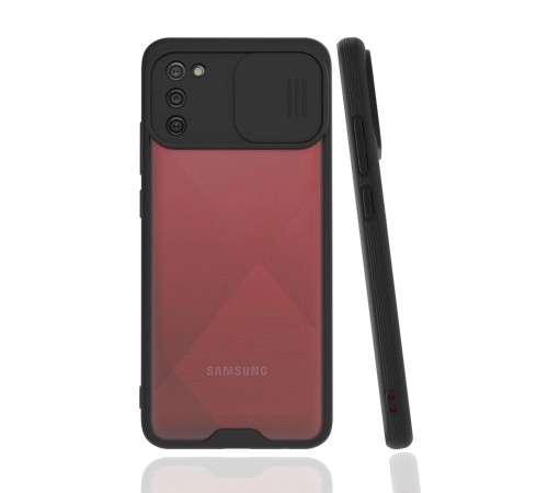 Samsung Galaxy A02S Kılıf Platin Kamera Koruma Silikon - Siyah Samsung Galaxy A02S Kılıf Platin Kamera Koruma Silikon - Siyah