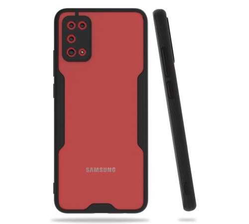 Samsung Galaxy A02S Kılıf Platin Silikon - Siyah Samsung Galaxy A02S Kılıf Platin Silikon - Siyah