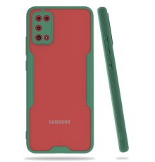 Samsung Galaxy A02S Kılıf Platin Silikon - Yeşil