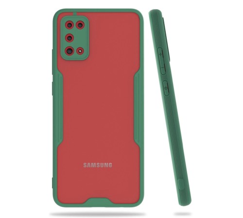 Samsung Galaxy A02S Kılıf Platin Silikon - Yeşil Samsung Galaxy A02S Kılıf Platin Silikon - Yeşil