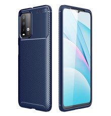 Xiaomi Redmi 9T Kılıf Auto Focus Karbon Kapak - Lacivert