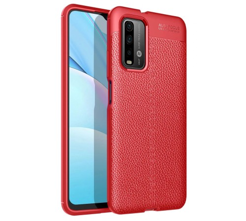 Xiaomi Redmi 9T Kılıf Auto Focus Kapak - Kırmızı