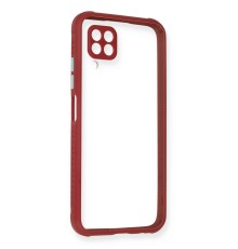 Huawei P40 Lite Kılıf Miami Şeffaf Silikon - Fuşya