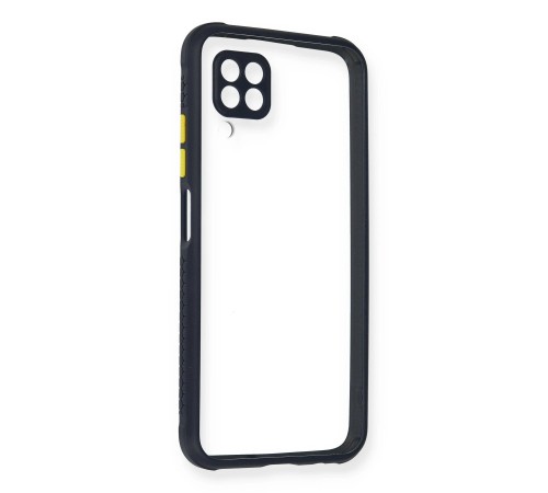 Huawei P40 Lite Kılıf Miami Şeffaf Silikon - Lacivert Huawei P40 Lite Kılıf Miami Şeffaf Silikon - Lacivert