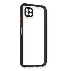 Huawei P40 Lite Kılıf Miami Şeffaf Silikon - Siyah