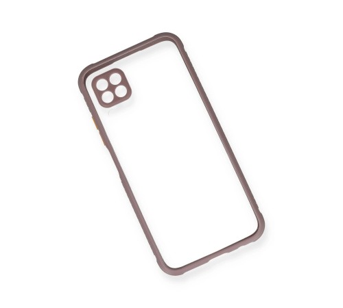 Huawei P40 Lite Kılıf Miami Şeffaf Silikon - Açık Mor Huawei P40 Lite Kılıf Miami Şeffaf Silikon - Açık Mor