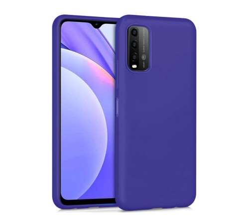 Xiaomi Redmi 9T Kılıf Nano içi Kadife Silikon - Mor