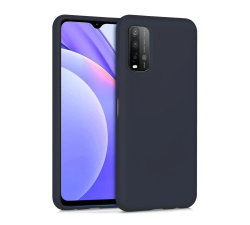 Xiaomi Redmi 9T Kılıf Nano içi Kadife Silikon - Siyah