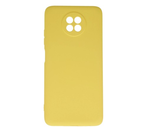 Xiaomi Redmi Note 9 5G Kılıf Nano içi Kadife Silikon - Sarı