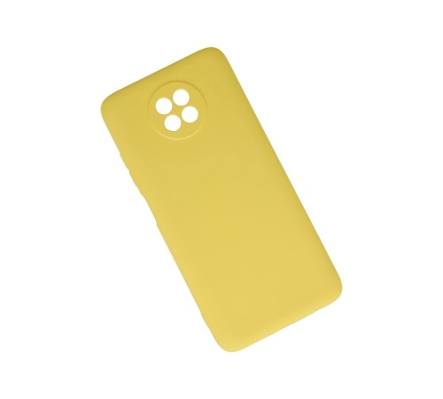 Xiaomi Redmi Note 9 5G Kılıf Nano içi Kadife Silikon - Sarı