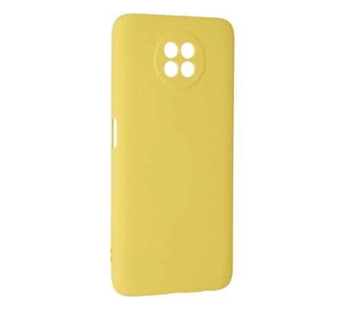 Xiaomi Redmi Note 9 5G Kılıf Nano içi Kadife Silikon - Sarı