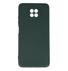 Xiaomi Redmi Note 9 5G Kılıf Nano içi Kadife Silikon - Koyu Yeşil