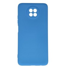 Xiaomi Redmi Note 9 5G Kılıf Nano içi Kadife Silikon - Mavi