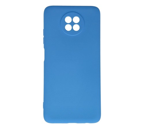 Xiaomi Redmi Note 9 5G Kılıf Nano içi Kadife Silikon - Mavi