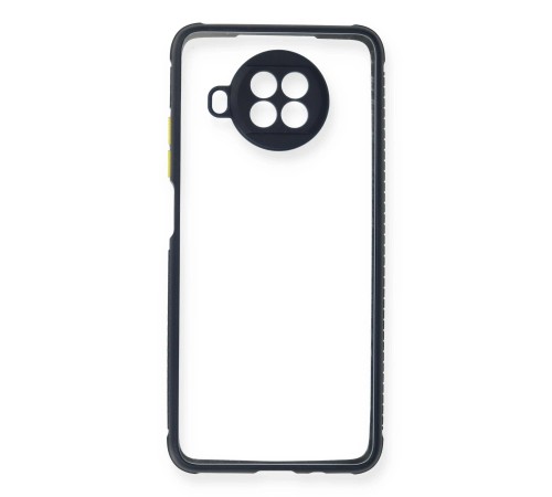 Xiaomi Redmi Note 9 Pro 5G Kılıf Miami Şeffaf Silikon - Lacivert Xiaomi Redmi Note 9 Pro 5G Kılıf Miami Şeffaf Silikon - Lacivert