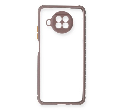 Xiaomi Redmi Note 9 Pro 5G Kılıf Miami Şeffaf Silikon - Açık Mor Xiaomi Redmi Note 9 Pro 5G Kılıf Miami Şeffaf Silikon - Açık Mor