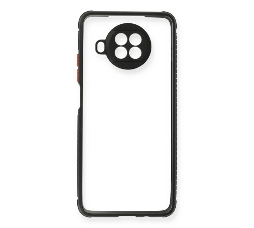 Xiaomi Redmi Note 9 Pro 5G Kılıf Miami Şeffaf Silikon - Siyah Xiaomi Redmi Note 9 Pro 5G Kılıf Miami Şeffaf Silikon - Siyah