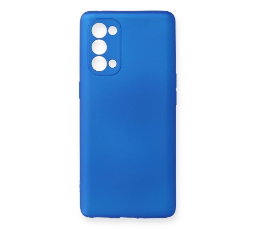 Oppo Reno 5 Pro Kılıf First Silikon - Mavi Oppo Reno 5 Pro Kılıf First Silikon - Mavi