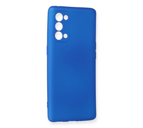 Oppo Reno 5 Pro Kılıf First Silikon - Mavi Oppo Reno 5 Pro Kılıf First Silikon - Mavi