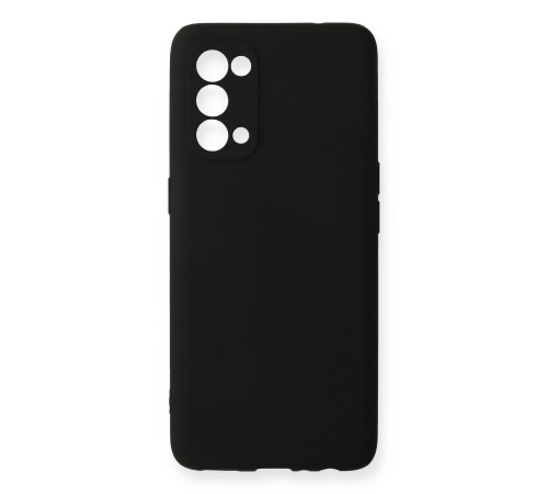 Oppo Reno 5 Kılıf First Silikon - Siyah Oppo Reno 5 Kılıf First Silikon - Siyah