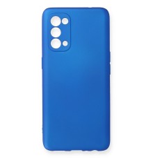 Oppo Reno 5 Kılıf First Silikon - Mavi