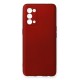 Oppo Reno 5 Kılıf First Silikon - Bordo
